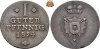 Schaumburg-Lippe Pfennig 1 Pfennig 1824 -