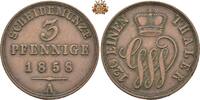 Schaumburg-Lippe 3 Pfennig 3 Pfennig 1858 A -