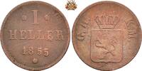 Hessen-Darmstadt 1 Heller 1855 Heller 1855 ss