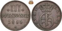 Mecklenburg-Strelitz 3 Pfennig 3 Pfennig 1855 A -