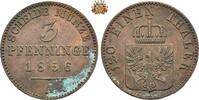 Brandenburg-Preußen 3 Pfennig 1856 3 Pfennig 1856 A s-ss 5,00 EUR  Excl. 17,00 EUR Verzending