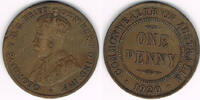Australien Penny Australia, 1 penny coin, King George V., VF like scan! -