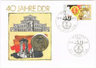 Deutsche Demokratische Republik 10 Mark im Numisbrief DDR, Numisbrief mit 10 Mark 40 Jahre DDR plus Marken -