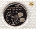 BRD 5 DM 1985 5-DM-Gedenkmünze Europäisches Jahr der Musik, 1985, Cu-Ni ... 5,00 EUR  plus 9,90 EUR verzending