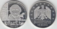 BRD 10 Euro Deutschland, 10-Euro-Silbergedenkmünze, Johann Gottfried Schadow, Spiegelglanz -