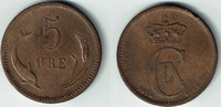 Dänemark 5 Öre denmark coin, 5 öre, Christian IX., like scan -