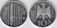 BRD 10 Euro Deutschland, 10-Euro-Silbergedenkmünze, 300 Jahre Fahrenheit-Skala, Spiegelglanz -