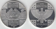 BRD 10 Euro Deutschland, 10-Euro-Silbergedenkmünze, 150 Jahre Rotes Kreuz, Spiegelglanz (PP) -