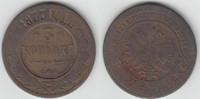 Russland 3 Kopeken russia 1877, 3 kopeks, alexander II., like scan! -