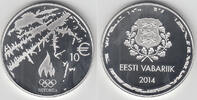 Estland 10 Euro Estonia 10 Euro, <i>sochi olympics 2014</i>, with box/COA -