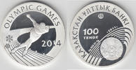 Kasachstan 100 Tenge kazachstan 100 tenge, <i>sochi olympics 2014</i>, like scan -