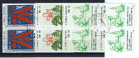 Sankt Thomas und Prinzeninsel 3 x 10 Dobras (3 Werte) je im Viererblock Sao Tomé e Principe, 3 x 4 stamps set, pathifnder congress australia, like scan -