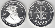 Ungarn 5000 Forint hungary, silver coin 5000 Forint "kalvin janos", like scan, only with capsule -