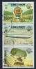 St. Thomas und Prinzeninsel 3 Werte St. Thomas und Prinzeninsel, Mi-Nr.834-46 ZD , Luftschiffe , gestempelt -