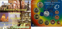 Spanien 3,88 Offizieller Kursmünzensatz Spanien 2008, 1 Cent bis 2 Euro plus Medaille! -