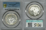 Tschad 200 Francs Tchad, 200 Francs silver coin, Martin Luther King, Grading PCGS PR67, like scan -