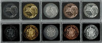 Gibraltar 5 x 15 Pounds Gibraltar, 5 x 15 Pounds (5 x 1 ounce) 88th birthday of queen elisabeth II., COA -