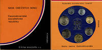 Tschechoslowakei 8,856 Kronen (7 Münzen) czechoslovakia, official coin set 1988, 7 coins -