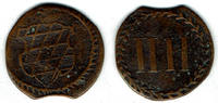 Bayern 4 Pfennig (Kreuzer) bavaria copper coin, 4 pfennig, 1621/1622, like scan -