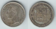 Venezuela 50 Centimos 1954 Venezuela 1954, 50 Centimos, Silberkursmünze,... 4,50 EUR  plus 9,90 EUR verzending