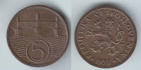 Tschechoslowakei 5 Heller czechoslovakia, 5 Haleru (Halierov), like scan -