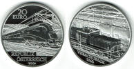 Österreich 20 Euro austria, 20 Euro, Bahn der Zukunft railway, with box / with COA -