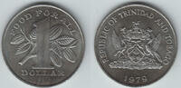 Trinidad and Tobago 1 Dollar Trinidad and Tobago 1979, 1 Dollar "FAO", like scan -