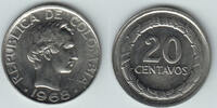 Kolumbien 20 Centavos 1968 columbia, 20 Centavos 1968, like scan vorzügl... 3,00 EUR  plus 9,90 EUR verzending