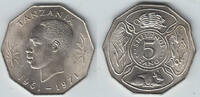 Tansania 5 Shillings Tansania, 5 shillings, like scan -