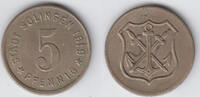 Notmünzen / Notgeld Solingen 5 Pfennig Stadt Solingen, 5 Pfennig 1919, Notgeld, wie Scan! -