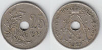 Belgien 25 Centimes belgium (belgique), 25 Centimes 1927, albert I., like scan -