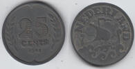 Niederlande 25 Cents netherlands, 25 Cents 1941, like scan -