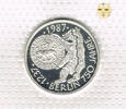 BRD 10 DM 10-DM-Gedenkmünze, 750 Jahre Berlin, 1987 J, Silber, in Original-Folie! -