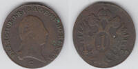 Haus Habsburg - Österreich 1 Kreuzer Haus Habsburg, Franz II., 1 Kreuzer 1800 C, Erhaltung siehe Scan! -