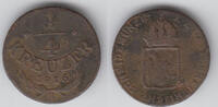 Haus Habsburg - Österreich 1/2 Kreuzer Franz Joseph I., 1/4 Kreuzer 1851 B, Erhaltung siehe Scan! -