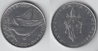 Vatikan 100 Lire vatican silver coin 1971, paul VI., condition like scan -