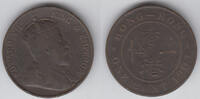 Hongkong 1 Cent British Colonies - Hongkong, 1 Cent 1904, Edward VII., like scan -