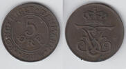 Dänemark 5 Öre denmark coin, 5 öre, Christian X., like scan -