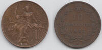 Italien 10 Centesimi italy 10 Centesimi, Vittorio Emanuele II., like scan -