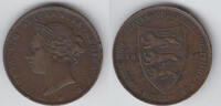 Jersey 1/12 Shilling Jersey, 1894, One twelfth of a shilling (1/12 Shilling), victoria, like scan -