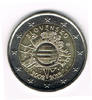 Slowakei 2 Euro 2-€-Sondergedenkmünze 2012 10 Jahre Euro-Bargeld, Gemeinschaftsausgabe -