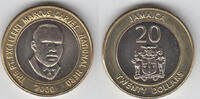Jamaica 20 Dollars Jamaica, 20 Dollars, 2000, like scan -