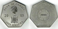 Sambia 1000 Kwacha Zambia, 1000 kwacha, calendar 2003, Proof like scan -