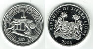 Sierra Leone 10 Dollars Sierra Leone, silver coin FIFA soccer world cup Germany 2006, like scan -