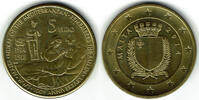 Malta 5 Euro malta, 5 € "100th anniversary of world war I", like scan -