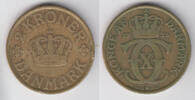 Dänemark 2 Kroner denmark, 2 kroner 1926, Christian X., like scan -