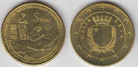 Malta 5 Euro malta, 5 € "100th anniversary of world war I", like scan -