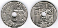 Spanien 50 Centimos Spain, 50 Centimos, like scan -
