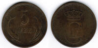 Dänemark 5 Öre denmark coin, 5 öre, Christian IX., like scan -