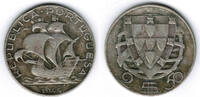 Portugal 2 1/2 Escudos Portugal, silver coin 1944 <i>ship</i>, like scan -
